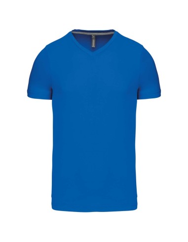 KAR-K357-T-shirt col V manches courtes