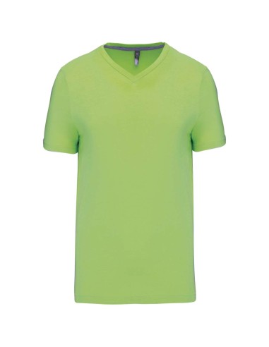 KAR-K357-T-shirt col V manches courtes