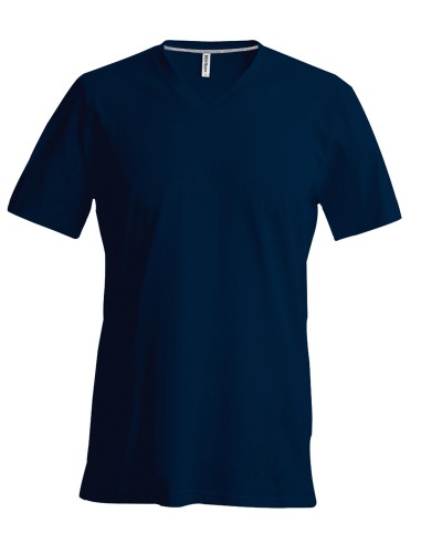 KAR-K357-T-shirt col V manches courtes