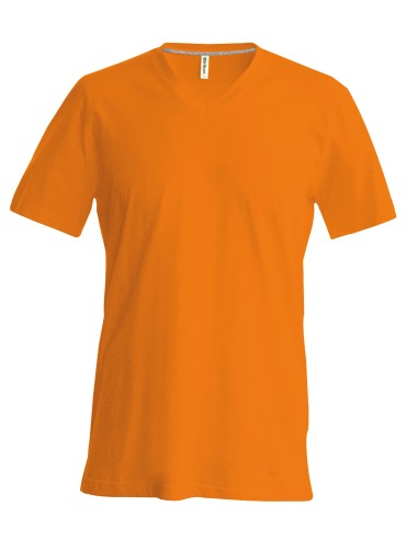 KAR-K357-T-shirt col V manches courtes