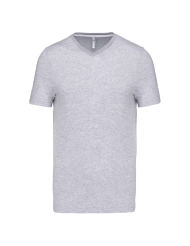 KAR-K357-T-shirt col V manches courtes
