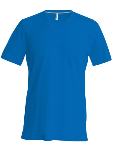 KAR-K357-T-shirt col V manches courtes