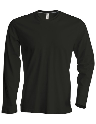 KAR-K359-T-shirt col rond manches longues