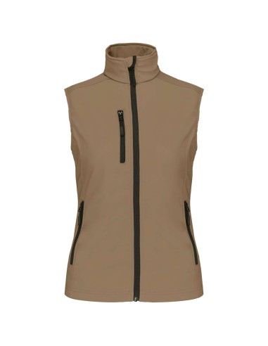 KAR-K404-LADIES' SOFTSHELL BODYWARMER