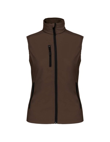 KAR-K404-LADIES' SOFTSHELL BODYWARMER