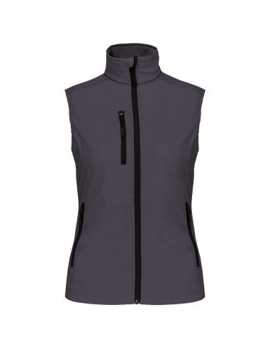 KAR-K404-LADIES' SOFTSHELL BODYWARMER