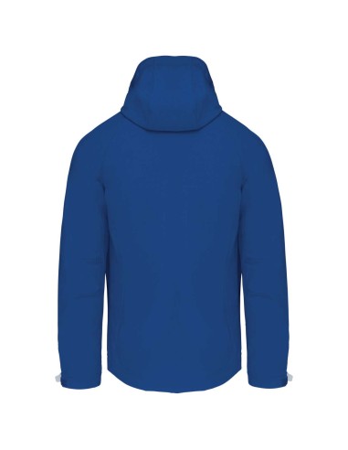 KAR-K413-MEN'S DETACHABLE HOODED SOFTSHELL JACKET