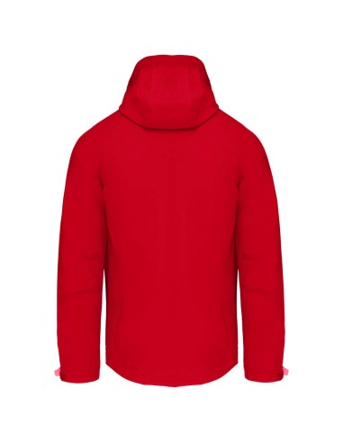 KAR-K413-MEN'S DETACHABLE HOODED SOFTSHELL JACKET