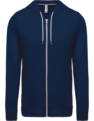 KAR-K438-LIGHTWEIGHT COTTON HOODED SWEATSHIRT
