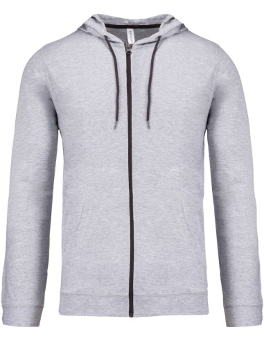 KAR-K438-LIGHTWEIGHT COTTON HOODED SWEATSHIRT