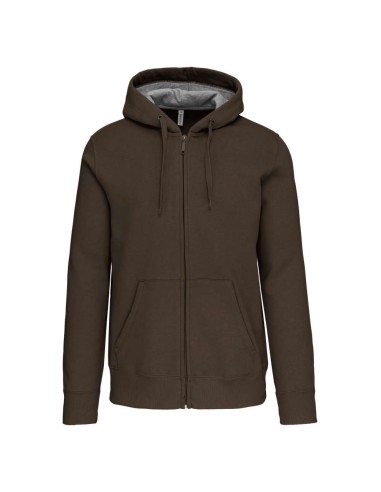 KAR-K444-FULL ZIP HOODED SWEATSHIRT