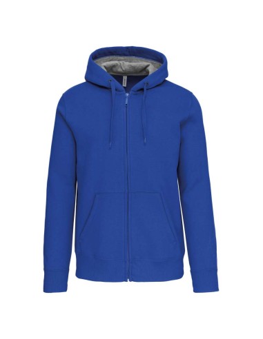 KAR-K444-FULL ZIP HOODED SWEATSHIRT