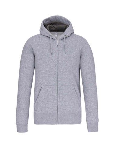 KAR-K444-FULL ZIP HOODED SWEATSHIRT