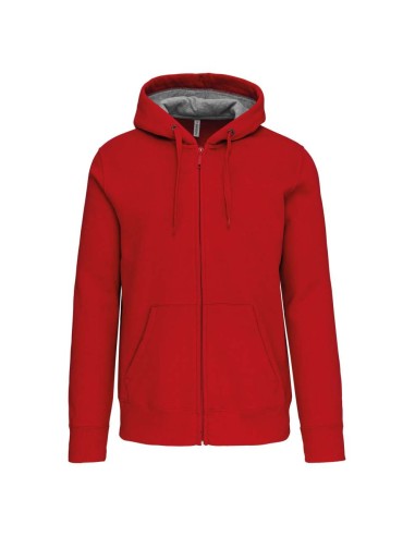 KAR-K444-FULL ZIP HOODED SWEATSHIRT