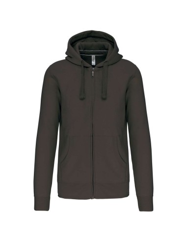 KAR-K454-MEN'S FULL ZIP HOODED SWEATSHIRT