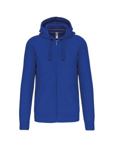 KAR-K454-MEN'S FULL ZIP HOODED SWEATSHIRT