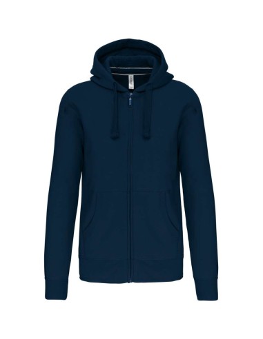 KAR-K454-MEN'S FULL ZIP HOODED SWEATSHIRT