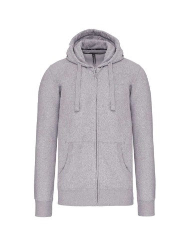 KAR-K454-MEN'S FULL ZIP HOODED SWEATSHIRT