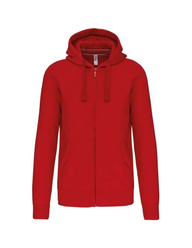KAR-K454-MEN'S FULL ZIP HOODED SWEATSHIRT
