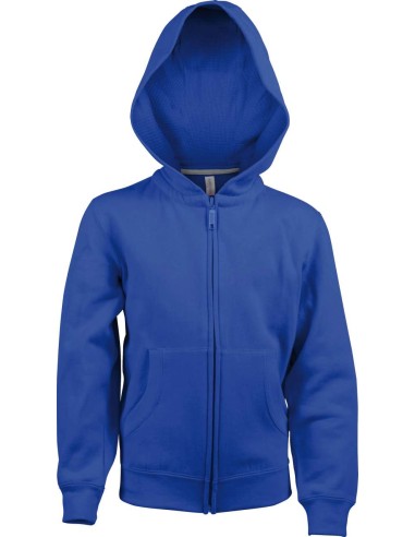 KAR-K455-KIDS FULL ZIP HOODED SWEATSHIRT
