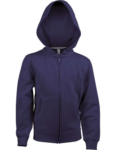 KAR-K455-KIDS FULL ZIP HOODED SWEATSHIRT