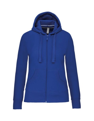 KAR-K464-LADIES' FULL ZIP HOODED SWEATSHIRT