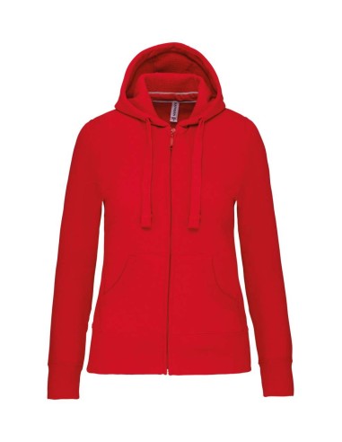 KAR-K464-LADIES' FULL ZIP HOODED SWEATSHIRT