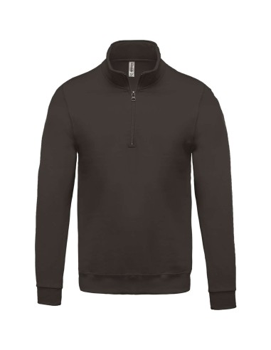 KAR-K478-ZIP NECK SWEATSHIRT