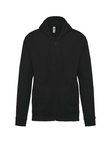 KAR-K479-FULL ZIP HOODED SWEATSHIRT