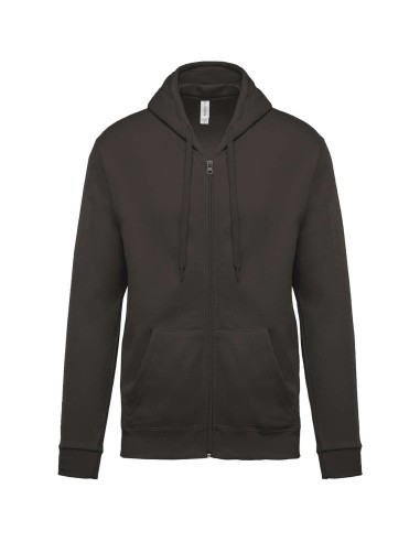 KAR-K479-FULL ZIP HOODED SWEATSHIRT