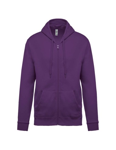 KAR-K479-FULL ZIP HOODED SWEATSHIRT