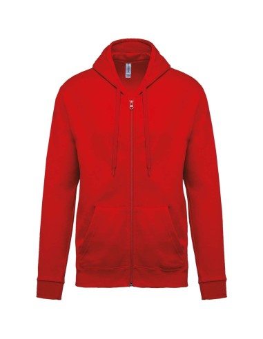KAR-K479-FULL ZIP HOODED SWEATSHIRT