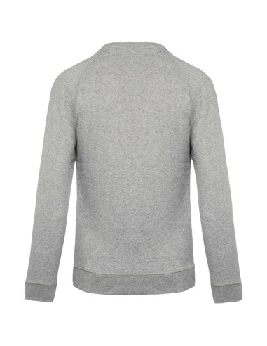KAR-K480-MEN'S ORGANIC COTTON CREW NECK RAGLAN SLEEVE SWEATSHIRT