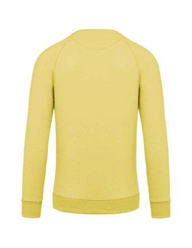 KAR-K480-MEN'S ORGANIC COTTON CREW NECK RAGLAN SLEEVE SWEATSHIRT