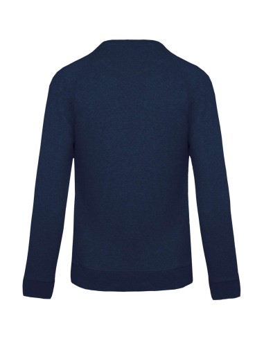 KAR-K480-MEN'S ORGANIC COTTON CREW NECK RAGLAN SLEEVE SWEATSHIRT