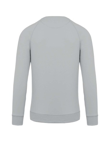 KAR-K480-MEN'S ORGANIC COTTON CREW NECK RAGLAN SLEEVE SWEATSHIRT