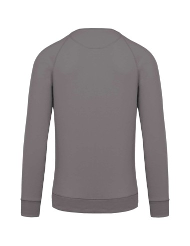 KAR-K480-MEN'S ORGANIC COTTON CREW NECK RAGLAN SLEEVE SWEATSHIRT