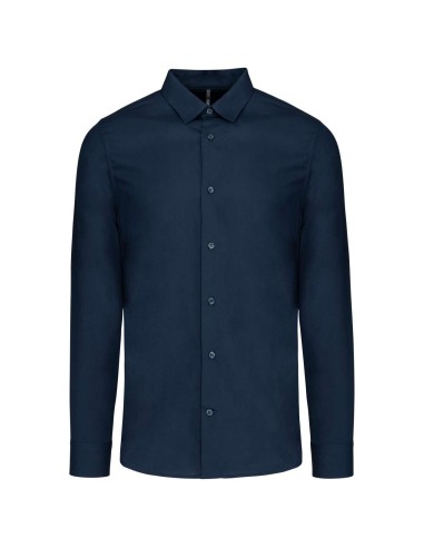 KAR-K513-MEN’S LONG-SLEEVED COTTON POPLIN SHIRT