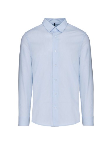 KAR-K513-MEN’S LONG-SLEEVED COTTON POPLIN SHIRT