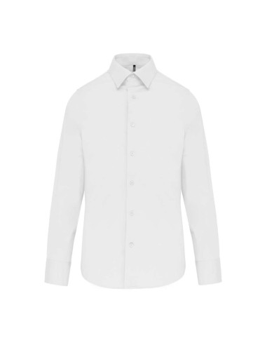 KAR-K529-LONG-SLEEVED COTTON/ELASTANE SHIRT