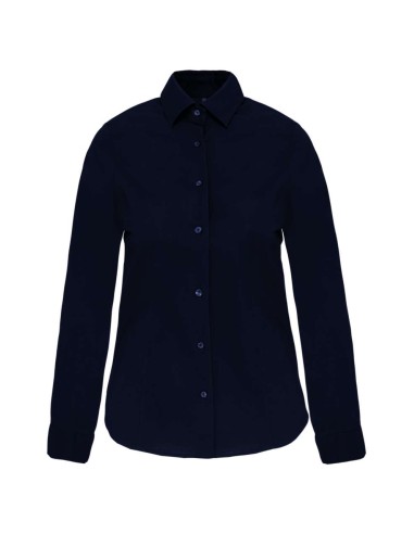 KAR-K530-LADIES' LONG-SLEEVED STRETCH SHIRT
