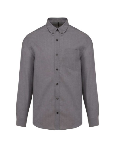 KAR-K533-Chemise Oxford manches longues