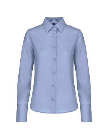 KAR-K538-LADIES' LONG-SLEEVED NON-IRON SHIRT