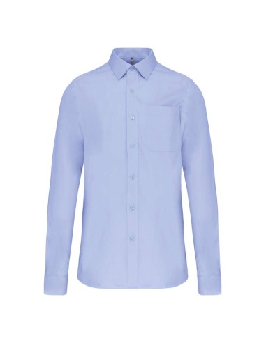 KAR-K541-MEN'S LONG-SLEEVED COTTON POPLIN SHIRT