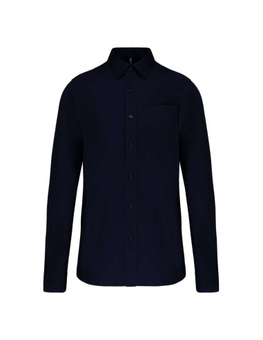 KAR-K541-MEN'S LONG-SLEEVED COTTON POPLIN SHIRT