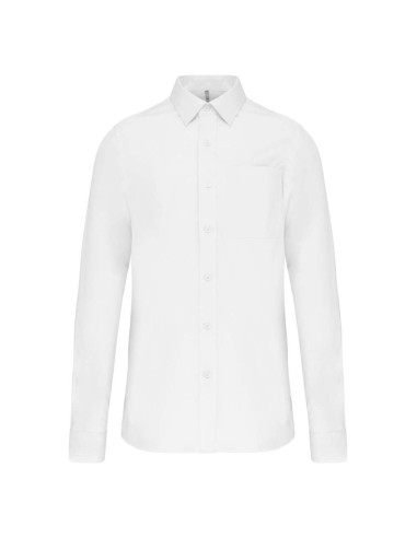 KAR-K541-MEN'S LONG-SLEEVED COTTON POPLIN SHIRT