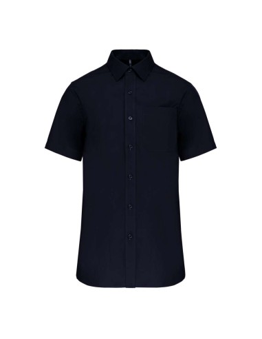 KAR-K543-MEN'S SHORT-SLEEVED COTTON POPLIN SHIRT