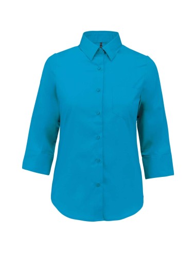 KAR-K558-LADIES' 3/4 SLEEVED SHIRT
