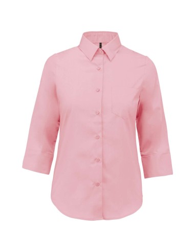 KAR-K558-LADIES' 3/4 SLEEVED SHIRT