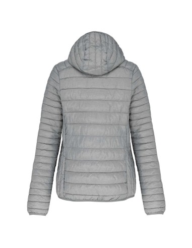 KAR-K6111-LADIES' LIGHTWEIGHT HOODED PADDED JACKET